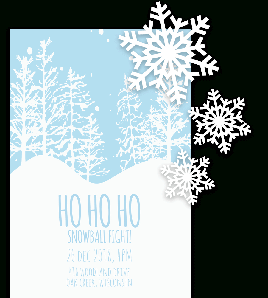 Free Christmas Party Invitation Templates Word - Falep Throughout Free Christmas Invitation Templates For Word