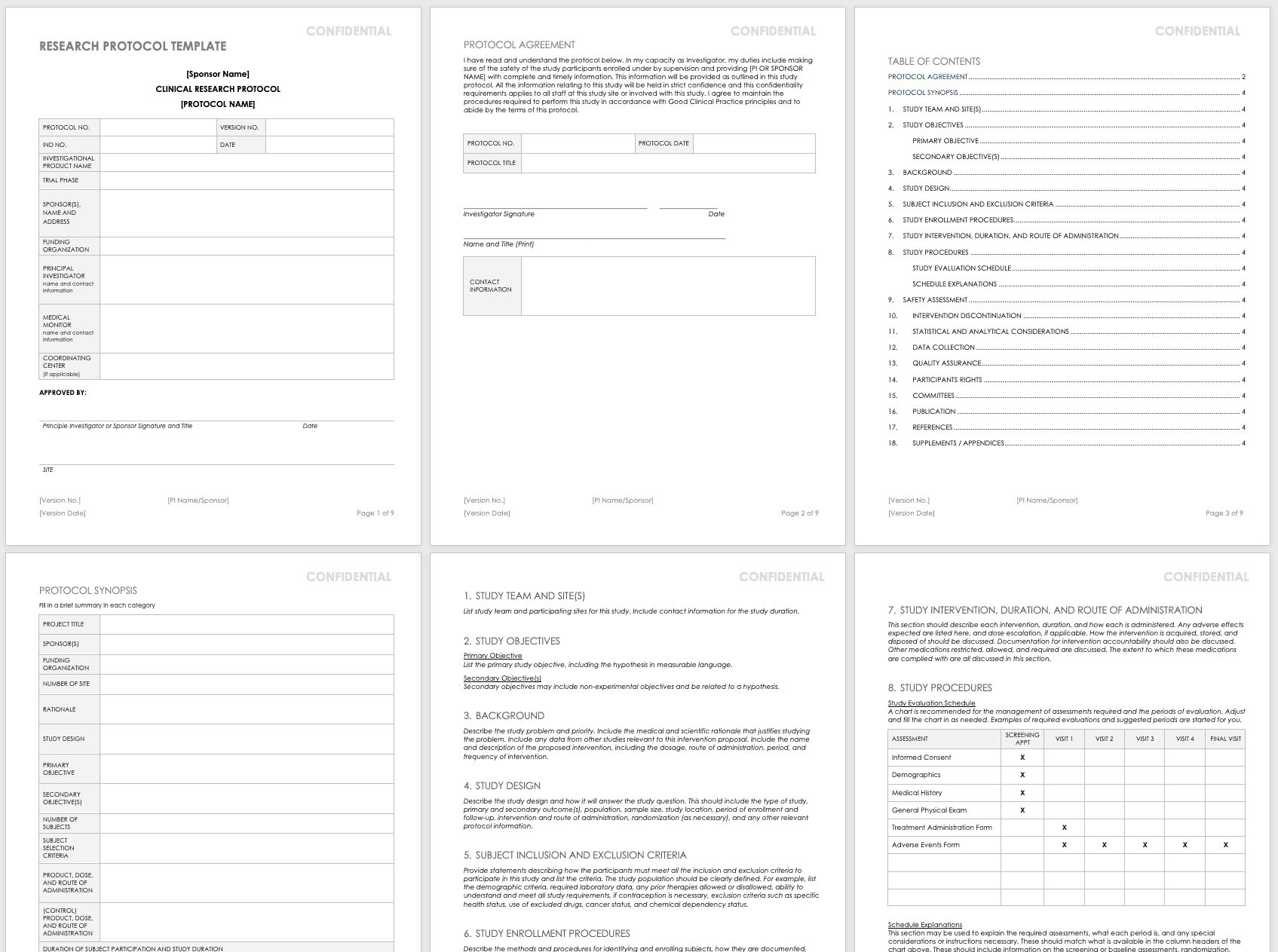 Free Clinical Trial Templates | Smartsheet In Intervention Report Template