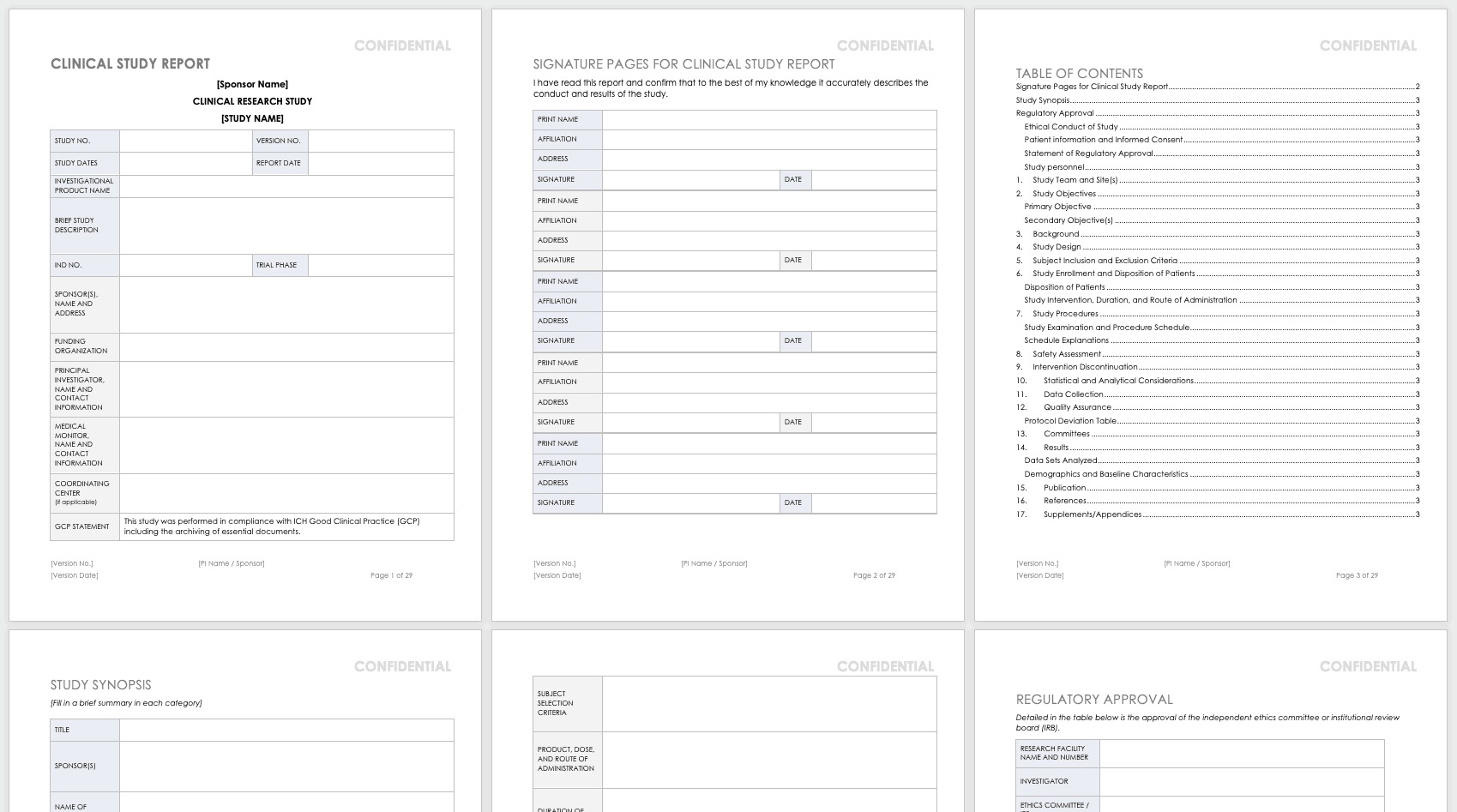 Free Clinical Trial Templates | Smartsheet Within Trial Report Template