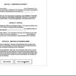 Free Colorado Corporate Bylaws Template | Pdf | Word Regarding Corporate Bylaws Template Word