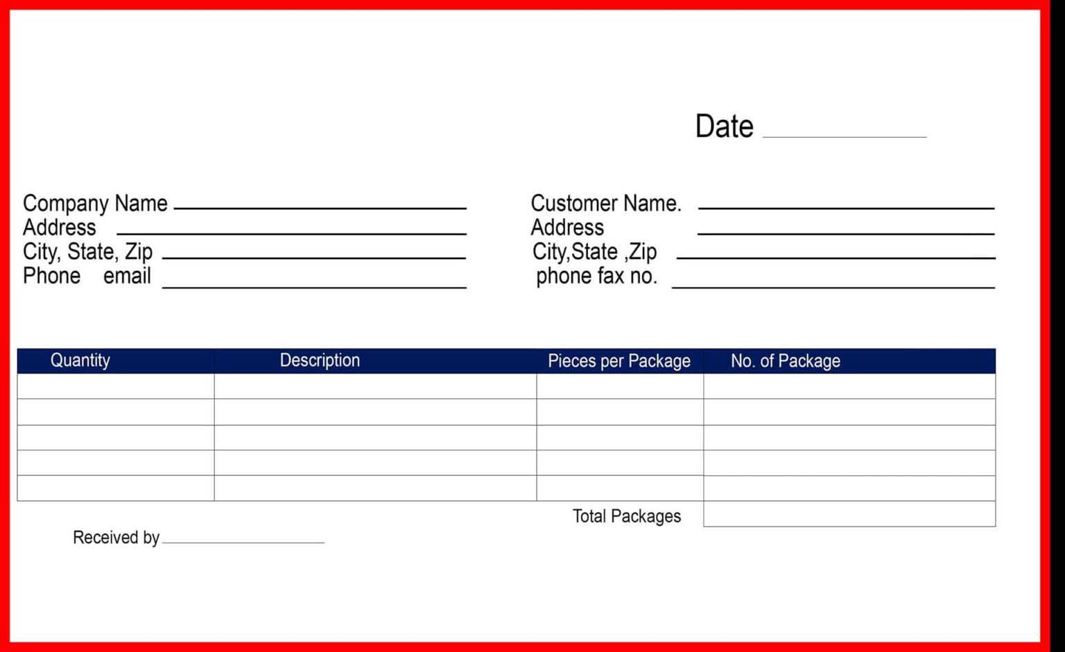 Proof Of Delivery Template Word Great Cretive Templates