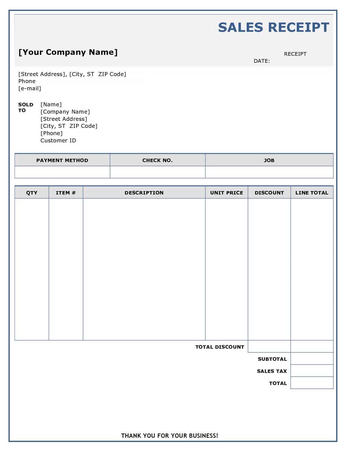 Free Delivery Receipt Template [Pdf, Word Doc & Excel] With Regard To Proof Of Delivery Template Word