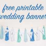 Free Diy Printable Wedding Banner For Free Bridal Shower Banner Template