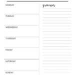 Free Download Weekly Meal Planner Template | Printable With Regard To Meal Plan Template Word
