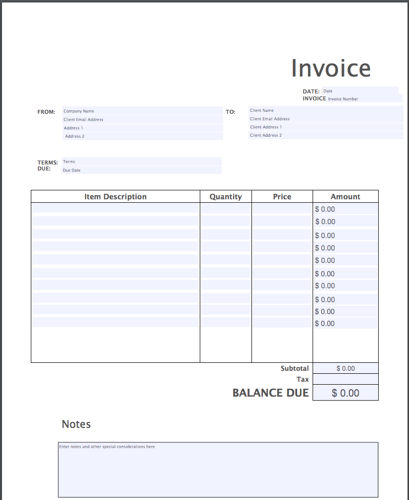 Free Downloadable Receipt Template – Calep.midnightpig.co Regarding Free Downloadable Invoice Template For Word