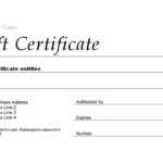 Free Editable Gift Certificate Templates – Falep.midnightpig.co Intended For Bookplate Templates For Word