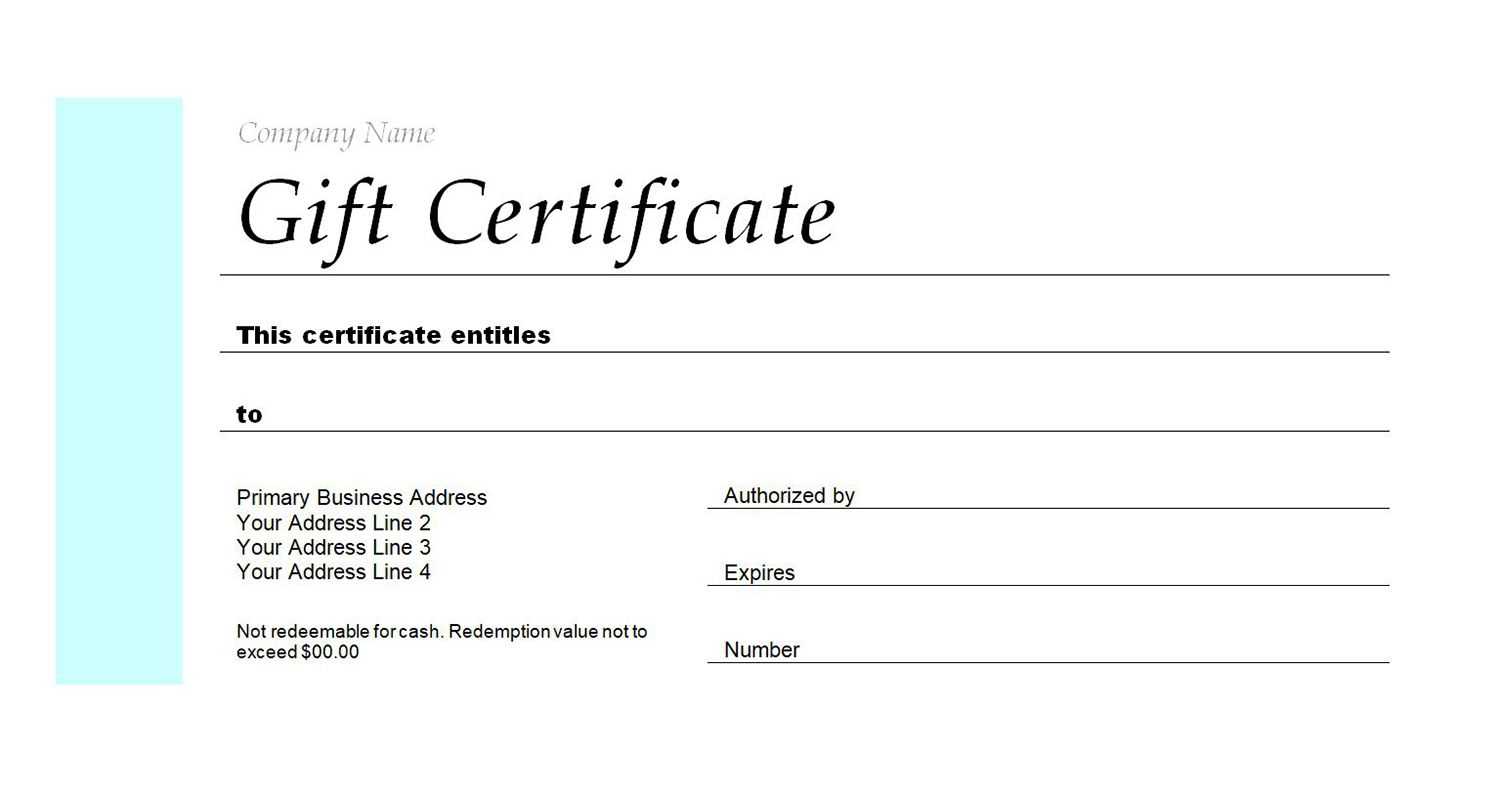 Free Editable Gift Certificate Templates – Falep.midnightpig.co Intended For Bookplate Templates For Word