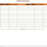 Free Employee Schedule Calendar – Calep.midnightpig.co In Blank Monthly Work Schedule Template