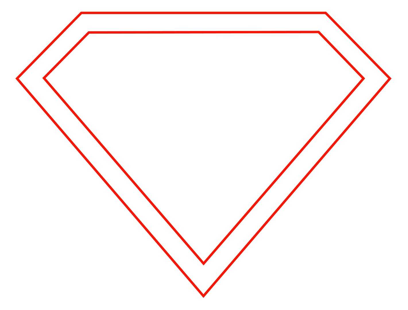 Free Empty Superman Logo, Download Free Clip Art, Free Clip Pertaining To Blank Superman Logo Template