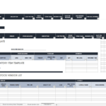 Free Excel Inventory Templates: Create & Manage | Smartsheet Intended For Stock Report Template Excel