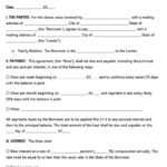 Free Family Loan Agreement Forms And Templates (Word|Pdf) Intended For Blank Loan Agreement Template