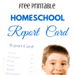 Free Homeschool Report Card [Printable] | Paradise Praises Pertaining To Homeschool Middle School Report Card Template
