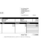 Free Invoice Templates For Word, Excel, Open Office With Regard To Microsoft Office Word Invoice Template