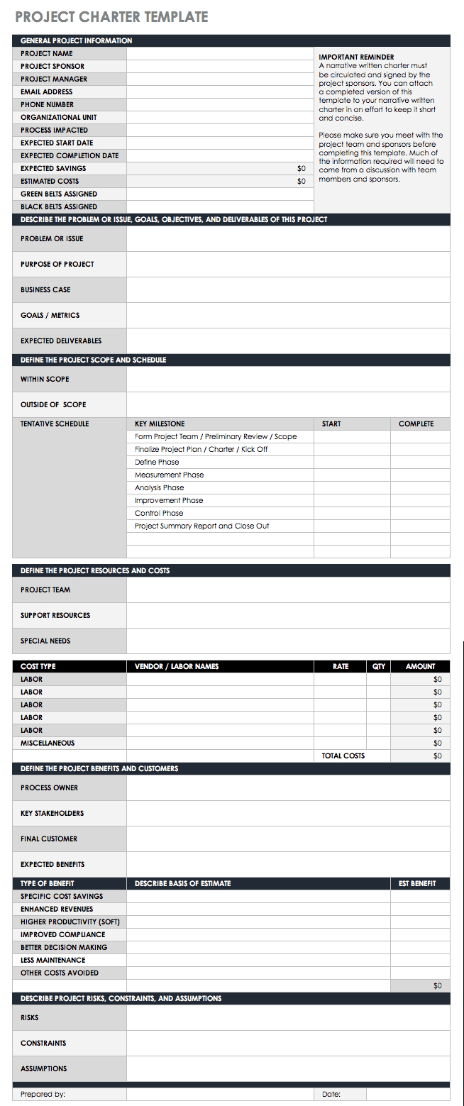 Free Lean Six Sigma Templates | Smartsheet With 8D Report Template