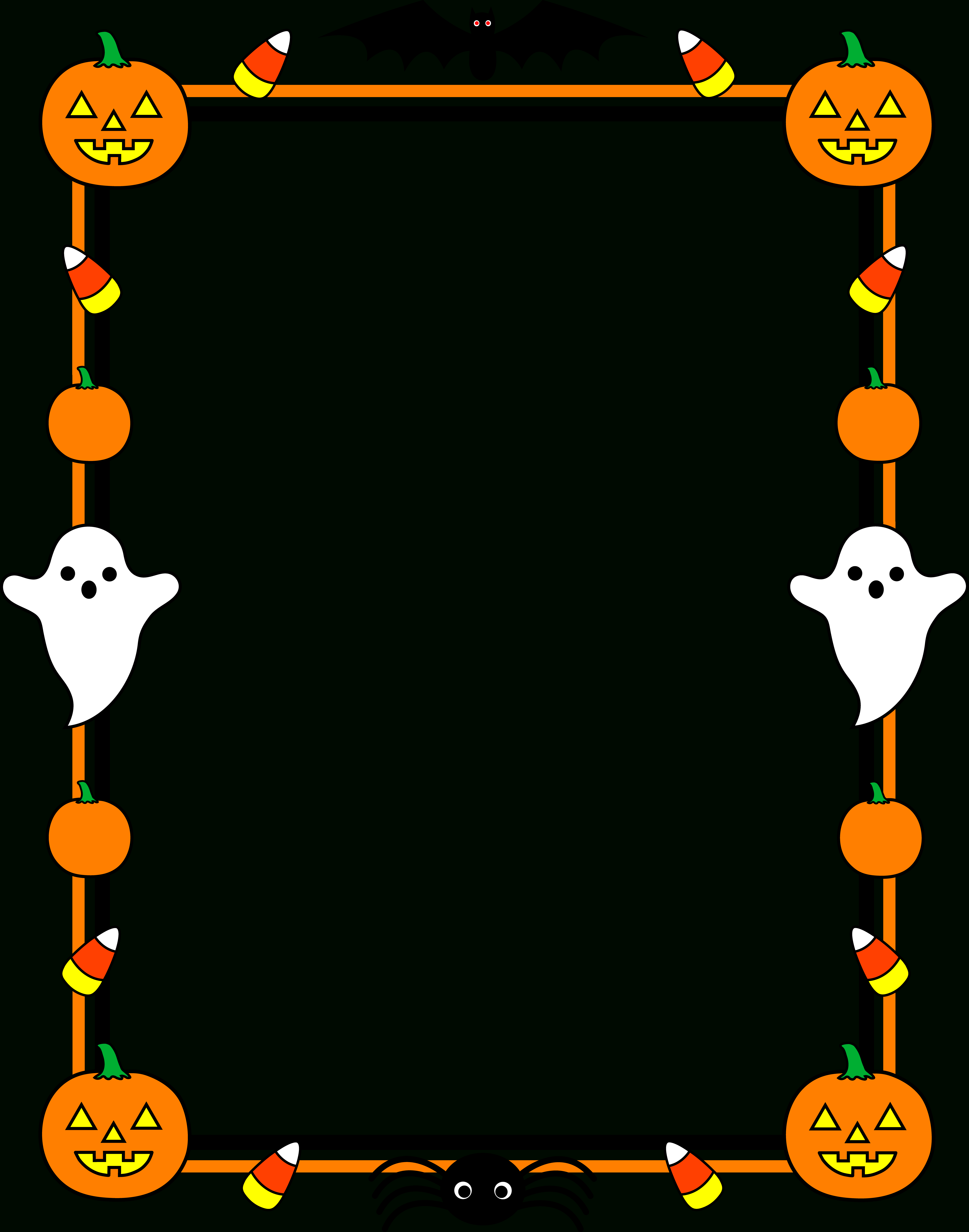Free Microsoft Halloween Clip Art Inside Free Halloween Templates For Word