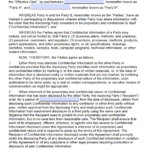 Free Mutual Non Disclosure Agreement (Nda) | Pdf | Word (.docx) For Nda Template Word Document