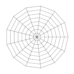 Free Online Graph Paper / Spider Intended For Blank Radar Chart Template