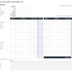 Free Order Form Templates | Smartsheet Throughout Blank Food Web Template