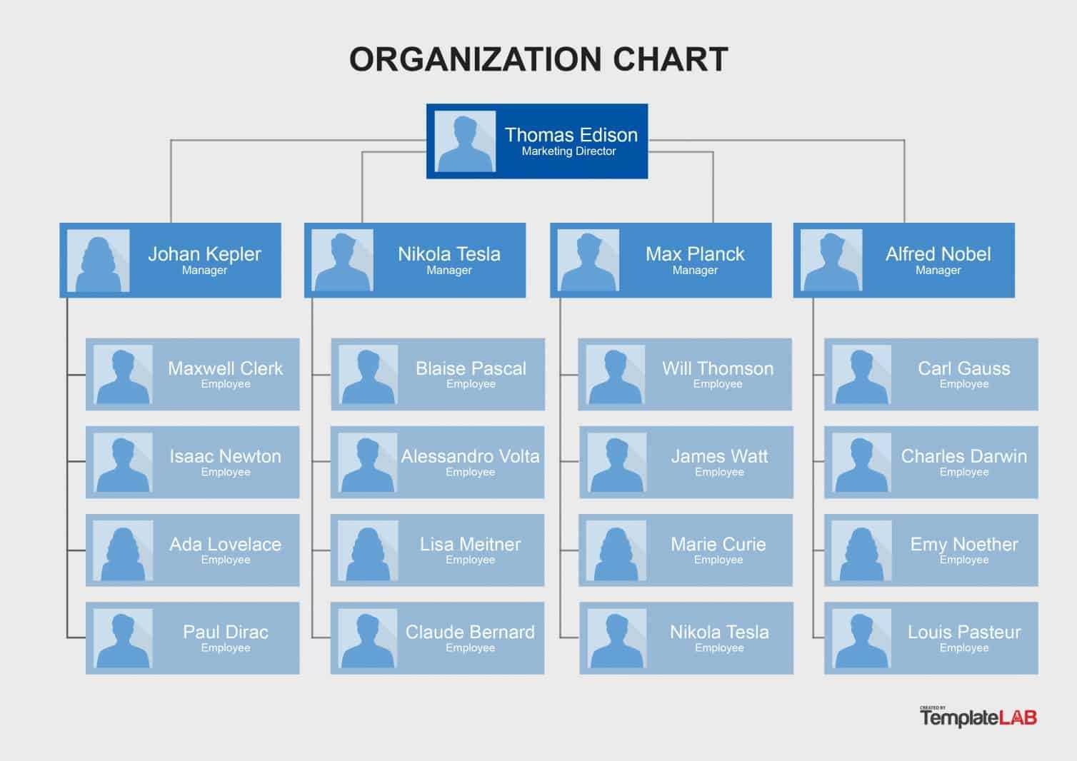 Free Organizational Chart Templates | Template Samples For Org Chart Template Word