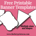 Free Printable Banner Templates – Blank Banners For Diy Intended For Banner Cut Out Template