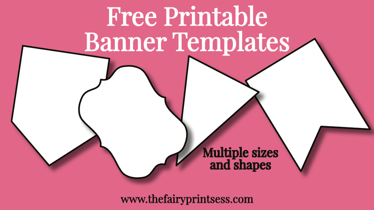 Free Printable Banner Templates – Blank Banners For Diy Pertaining To Free Blank Banner Templates