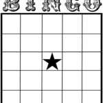 Free Printable Bingo Card Template - Set Your Plan &amp; Tasks regarding Blank Bingo Template Pdf