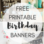 Free Printable Birthday Banners Regarding Diy Banner Template Free