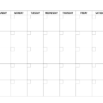 Free Printable Blank Calendar Templates – Dalep.midnightpig.co Within Blank Calender Template