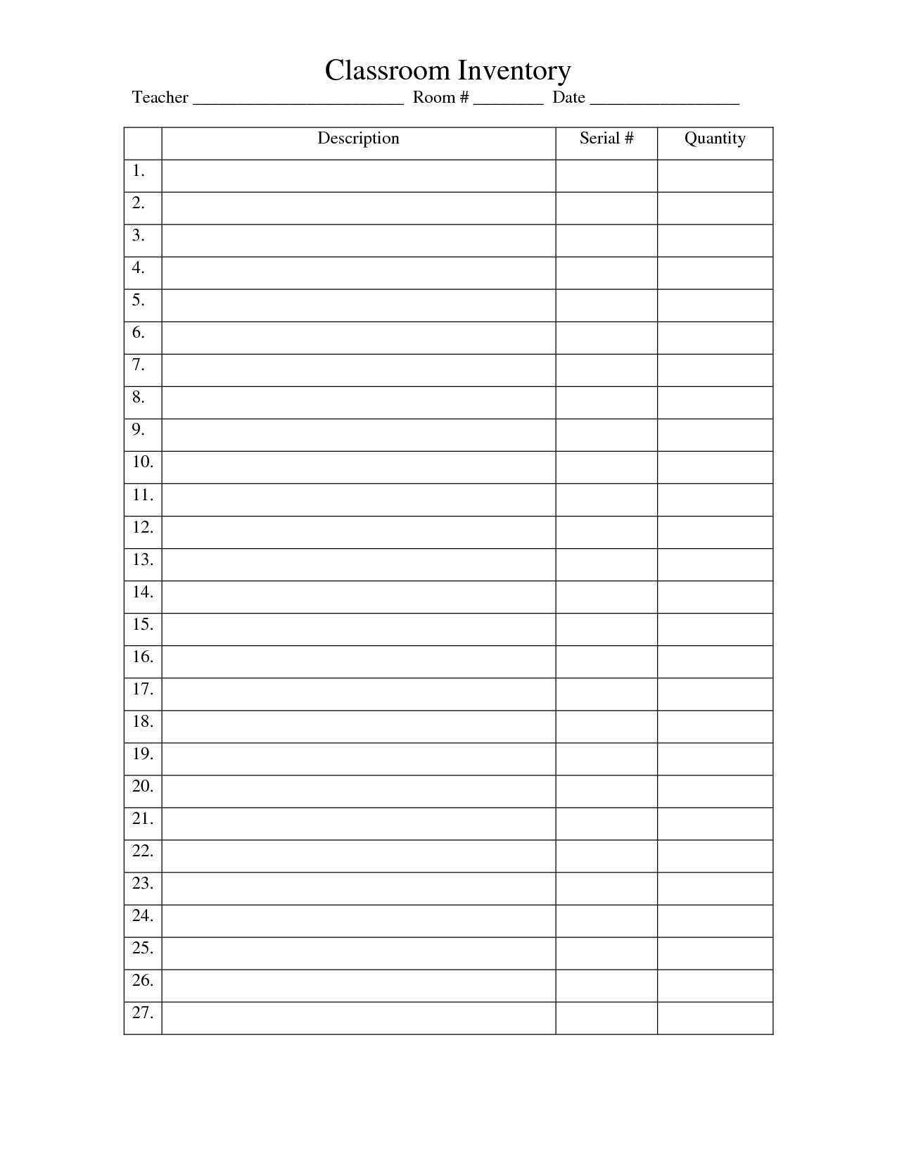 Free Printable Blank Checklist Template With Blank Checklist Template Pdf