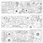 Free Printable Coloring Bookmarks Templates Blank Funeral Throughout Free Blank Bookmark Templates To Print