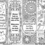 Free Printable Coloring Bookmarks Templates Free Printable within Free Blank Bookmark Templates To Print