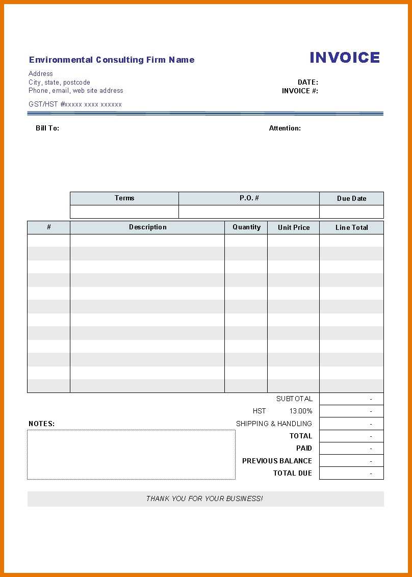 Free Printable Invoice Template Word | Template Business Psd With Regard To Free Printable Invoice Template Microsoft Word