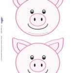 Free Printable Pig Template – Calep.midnightpig.co In Blank Face Template Preschool