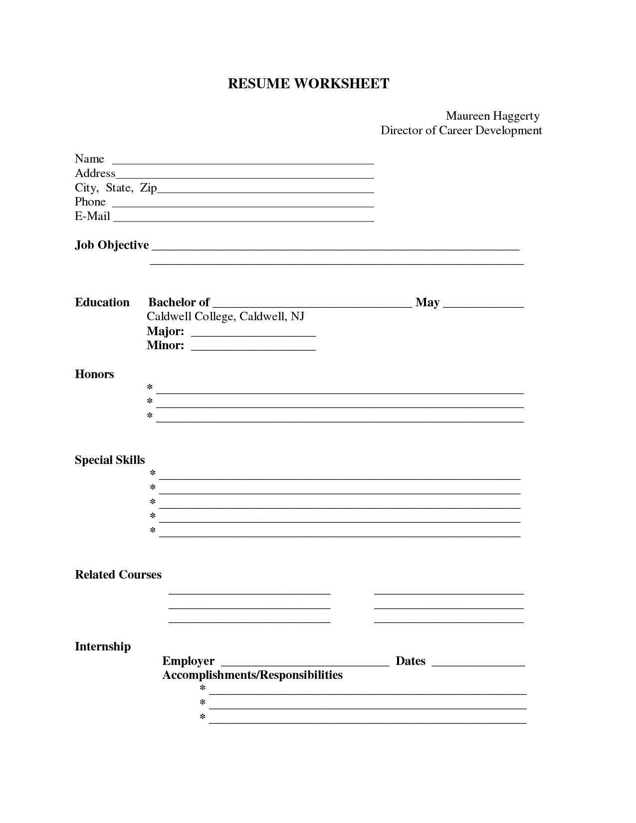 Free Printable Resume Samples | Puntosalud For Free Printable Resume Templates Microsoft Word