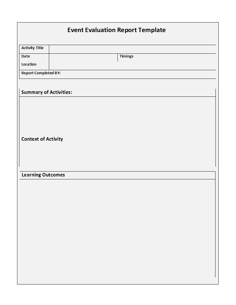 Free Report Template Inside Best Report Format Template