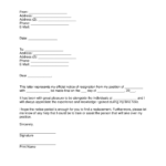 Free Resignation Letters | Templates & Samples – Pdf | Word With 2 Weeks Notice Template Word