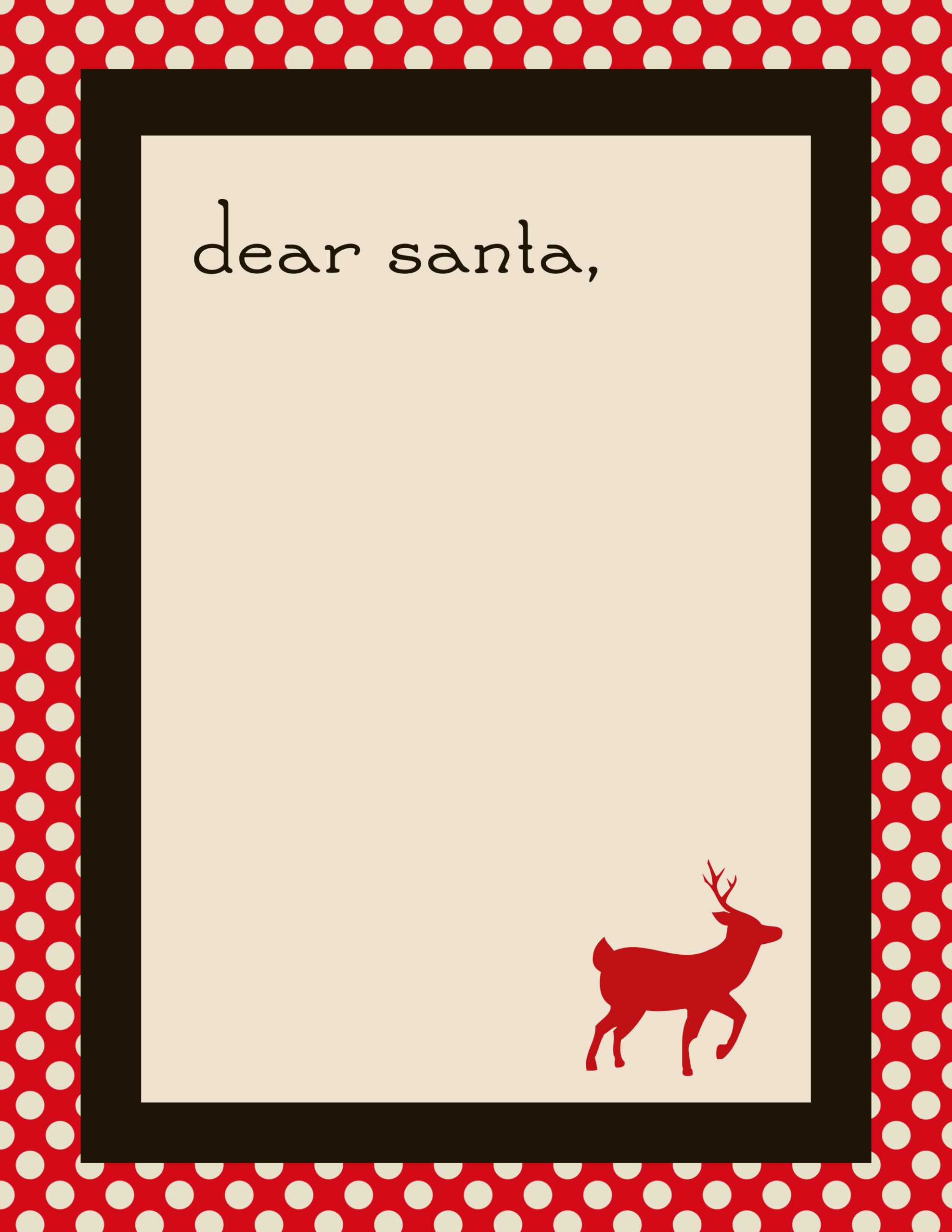 Free Santa Letter Templates | Oldsaltfarm For Santa Letter Template Word
