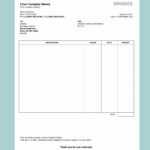 Free Simple Invoice Template For Word - Calep.midnightpig.co in Free Downloadable Invoice Template For Word