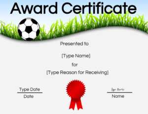 Free Soccer Certificate Maker | Edit Online And Print At Home in Soccer Certificate Templates For Word