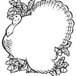 Free Thanksgiving Backgrounds Clipart, 1 Page Of Free To Use Throughout Blank Turkey Template