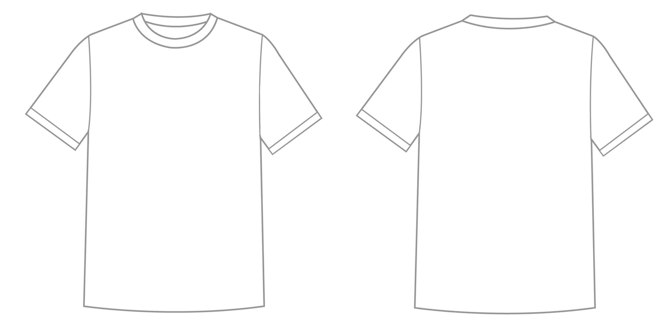 Free Tshirt Template, Download Free Clip Art, Free Clip Art In Blank Tshirt Template Printable