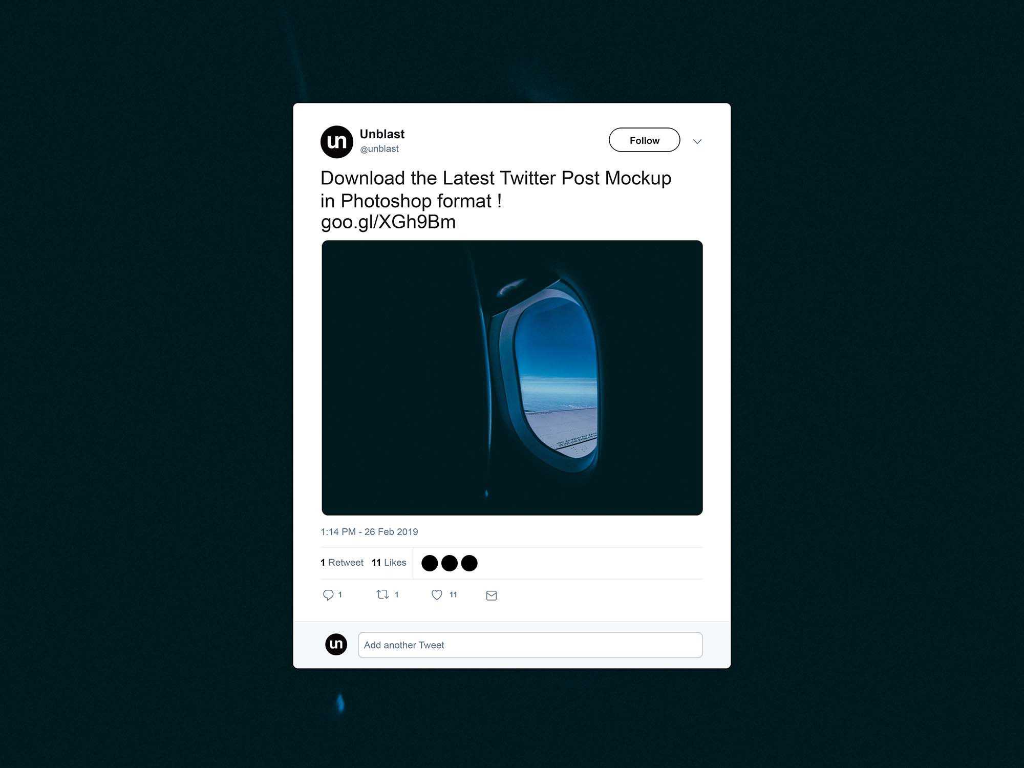 Free Twitter Post Mockup (2019) With Regard To Blank Twitter Profile Template