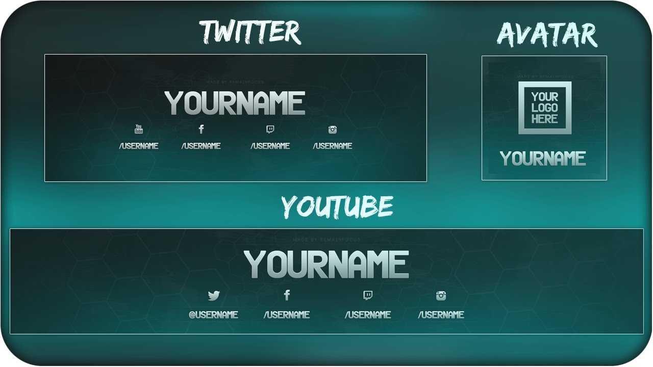 Free Youtube Banner + Twitter Header Template Psd + Direct Download Link –  [New 2015!] Pertaining To Twitter Banner Template Psd