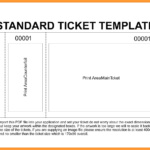 Fundraising Tickets Printables – Dalep.midnightpig.co In Blank Admission Ticket Template