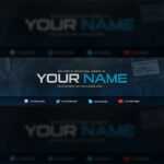 Gaming Youtube Banner Template – Tristan Nelson Intended For Youtube Banners Template
