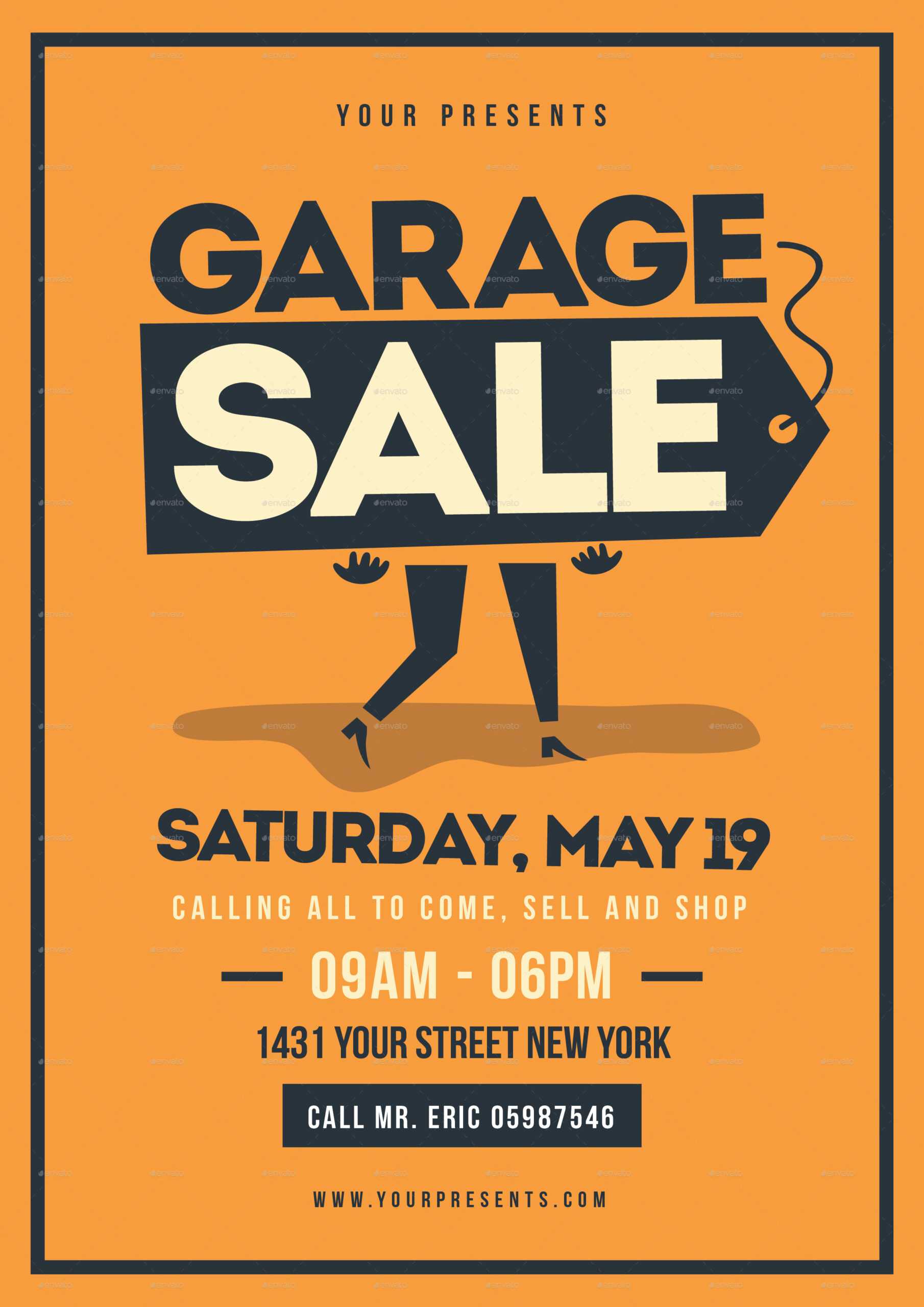 Garage Sale Flyer - Falep.midnightpig.co Regarding Yard Sale Flyer Template Word