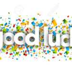 Good Luck Letters Vector Word Banner Sign In Good Luck Banner Template
