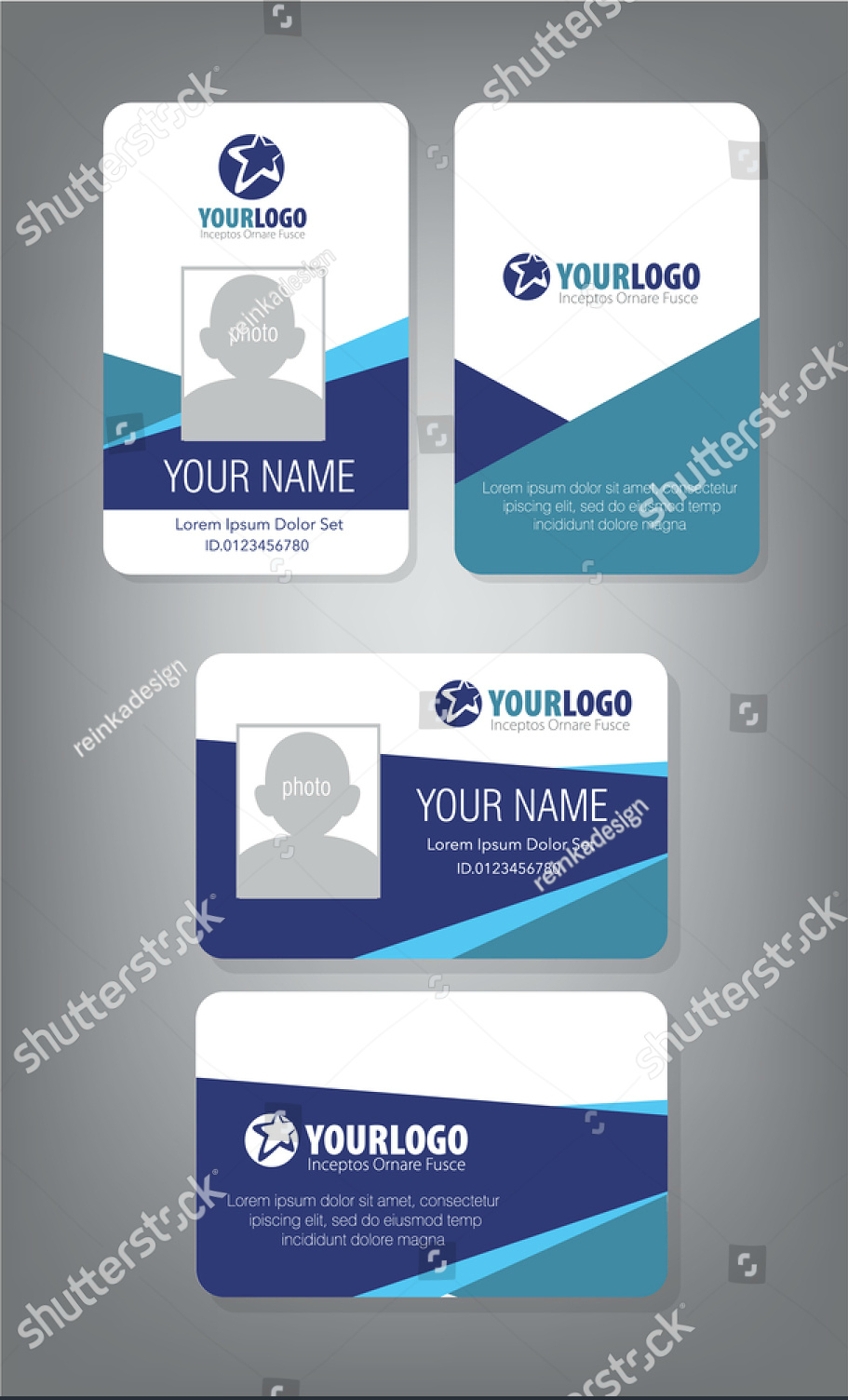 Government Employee Id Card Design – Yeppe With Regard To Id Badge Template Word