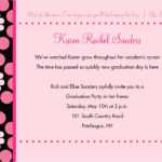 Graduation Party Invitations Templates Free Free Graduation For Free Graduation Invitation Templates For Word