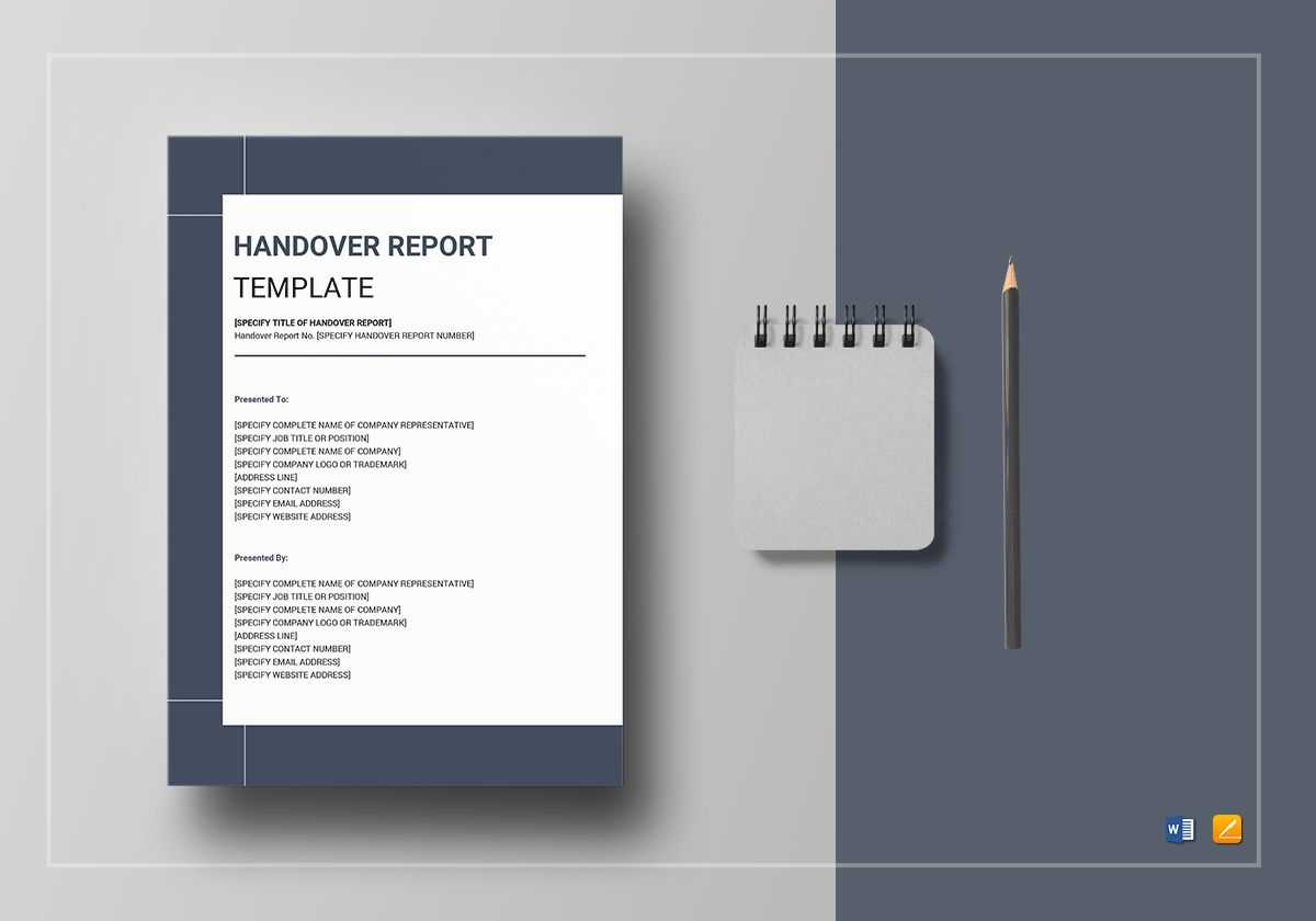 Handover Report Template Intended For Google Word Document Templates